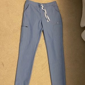Figs scrub pants denim blue size XS TALL